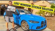 How To Get Your Window Sticker From The Dealer | Monroney Sticker QUICK & EASY