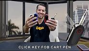 CLICK Cart Pen Key Fob - Vape Battery for 510 Cartridges by HoneyStick