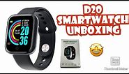 D20 SMARTWATCH UNBOXING | ENGLISH
