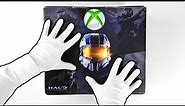 Xbox One "HALO" Limited Edition Console Unboxing (Halo Infinite gameplay)