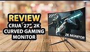 CRUA 27" 2K QHD 144Hz Curved Gaming Monitor ✅ Review