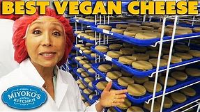 BEST Vegan Cheese & How It's Made - Miyoko's Kitchen Tour VEGANTRAVEL#29