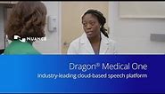 Dragon Medical One, cloud-based speech recognition