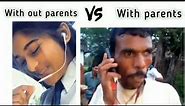 Boy vs girls mems 🤩| Without parents calling vs with parents callings | boy calling vs girls calling