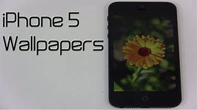 How to get iPhone 5 Wallpapers!