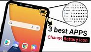 5 best apps for change battery icon || how to change battery icon in any Android phone