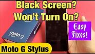 Moto G Stylus: Black Screen? Won't Turn On? Easy Fixes!