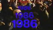 New Years Ball Drop 1985 - 1986
