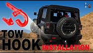 Jeep Wrangler RECON | Tow hook installation (US Version)