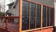 Outdoor Decorative Metal Privacy Screen Panels For Decks & Patio With Stunning Design In 2022