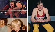 Brock Lesnar through-the-ages from weedy high-school kid, to young wrestling champ and hulkling WWE legend