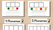 4 Sound Boxes (Elkonin): CVC, Magic e, 4 & 5 Phoneme Words Orthographic Mapping