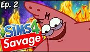 SAVAGE Patrick is SAVAGE!! | The Sims 4: Memes Theme | Ep. 2
