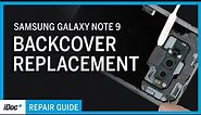 Samsung Galaxy Note 9 – Replace backcover & fingerprint [including reassembly]