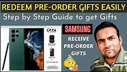 how to redeem samsung preorder gift | redeem galaxy s24 ultra preorder gift Pakistan / India