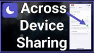 How To Share Focus Status Across Devices