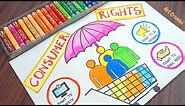 World Consumer Rights Day poster/consumer rights day drawing/#consumerAwareness Drawing