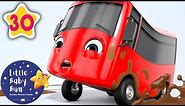 My Little Red Bus - Stuck In The Mud | + Nursery Rhymes & Kids Songs | Baby Songs | Little Baby Bum