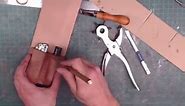 How to Make a Custom Leather Tool Pouch