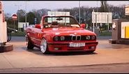 BMW Red E30 cabrio 325i m50b25