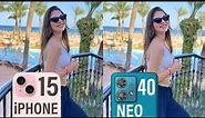 iPhone 15 Vs Motorola Edge 40 Neo Camera Test & Comparison