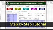 Inventory Management form in Excel | Step by step complete tutorial