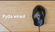 Fyda Wired Comfort Mouse ECO