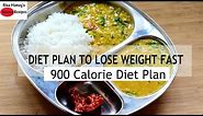 Diet Plan To Lose Weight Fast - 900 Calories - Full Day Meal Plan For Weight Loss | Skinny Recipes