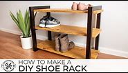 How to Make a DIY Shoe Rack with a Unique Finish