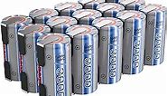 Tenergy NiMH SubC 1.2V 3000mAh Rechargeable Batteries, with Tabs, 15 Pack