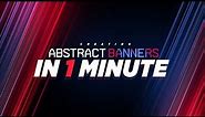 PS Tutorial: How to Create Abstract Banners in 1 Minute