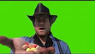 Arthur Morgan Red Dead Redemption 2 Jelly Beans Meme Green Screen