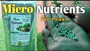 How to use Micro Nutrients Organic fertilizer for Plants