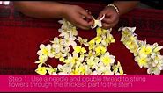 How to Make a Hawaiian Lei in 3 Easy Steps