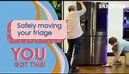 How to safely move your Samsung refrigerator | Samsung US