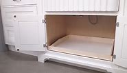 Slide-A-Shelf Made-To-Fit Slide-Out Shelf 6 in. to 36 in. Wide, Full-Extension, Choice of Wood Front SAS-FE-L-B