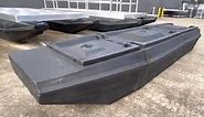 Houseboat hulls. Build your own houseboats on these extra large polyethylene pontoon boat floats