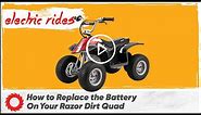 How to Replace the Batteries on the Razor Dirt Quad