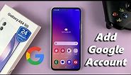 How To Add Google Account On Samsung Galaxy A54 5G