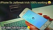 iPhone 5s jailbreak trick 100% working