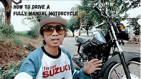 HOW TO DRIVE A FULLY MANUAL MOTORCYCLE | Yamaha YTX
