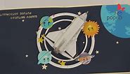 CUTEPOPUP Spaceship Card for Family, Friends on Birthday