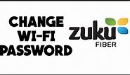 How To Change Zuku WIFI Password | Check Zuku Password | Change Network Name| Technicolor