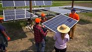 Solar Panel Construction at Energy Farm