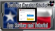 YouTube Creator Studio App iPad / iPhone Review & Tutorial