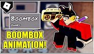 How to get BOOMBOX ANIMATION + SHOWCASE in FUNKY FRIDAY! [ROBLOX]