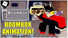 How to get BOOMBOX ANIMATION + SHOWCASE in FUNKY FRIDAY! [ROBLOX]