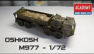 Academy 1/72 M977 Oshkosh Tactical cargo truck | Full build