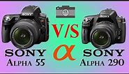 Sony Alpha 55 vs Sony Alpha 290