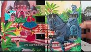 A Mural reflecting the cultural charisma of Vadodara |Donate A Wall | Gujarat